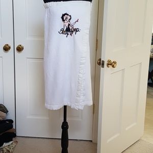 Betty Boop Terry Bath Wrap